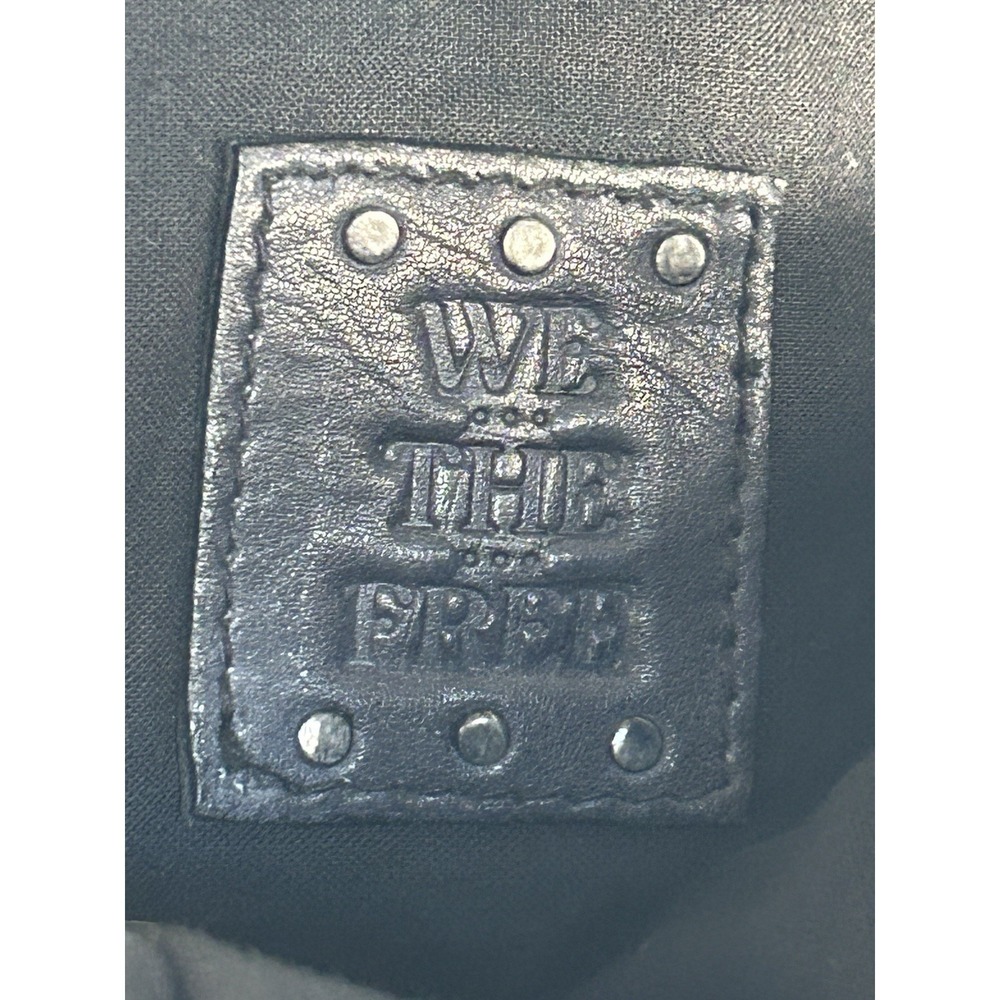 Free People Black Leather Backpack Satchel - Picture 6 of 16
